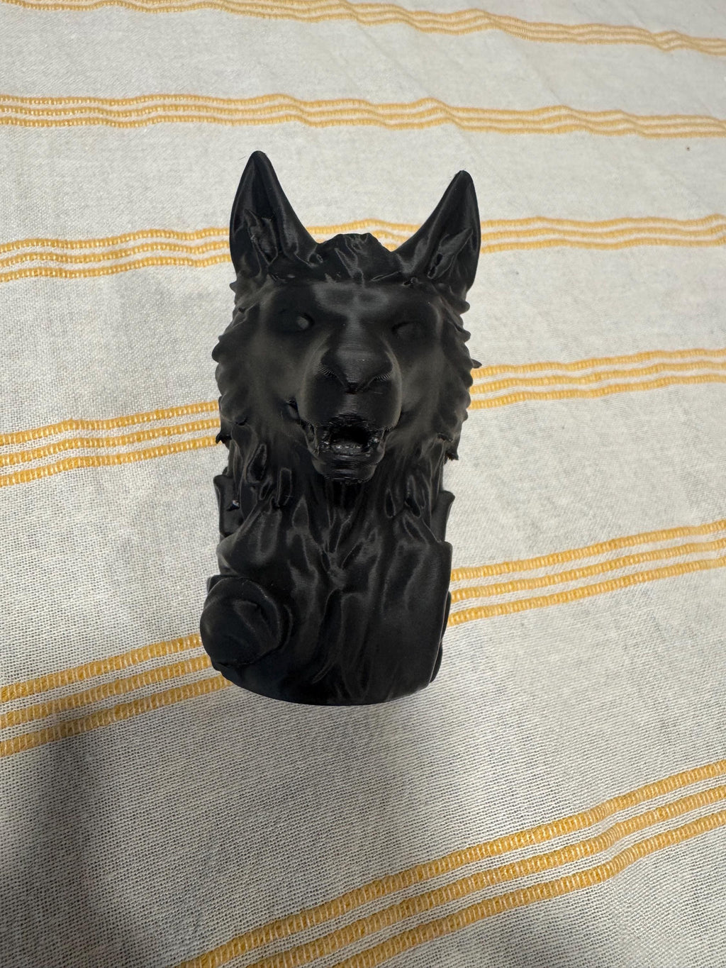 Wolf Head Figurine