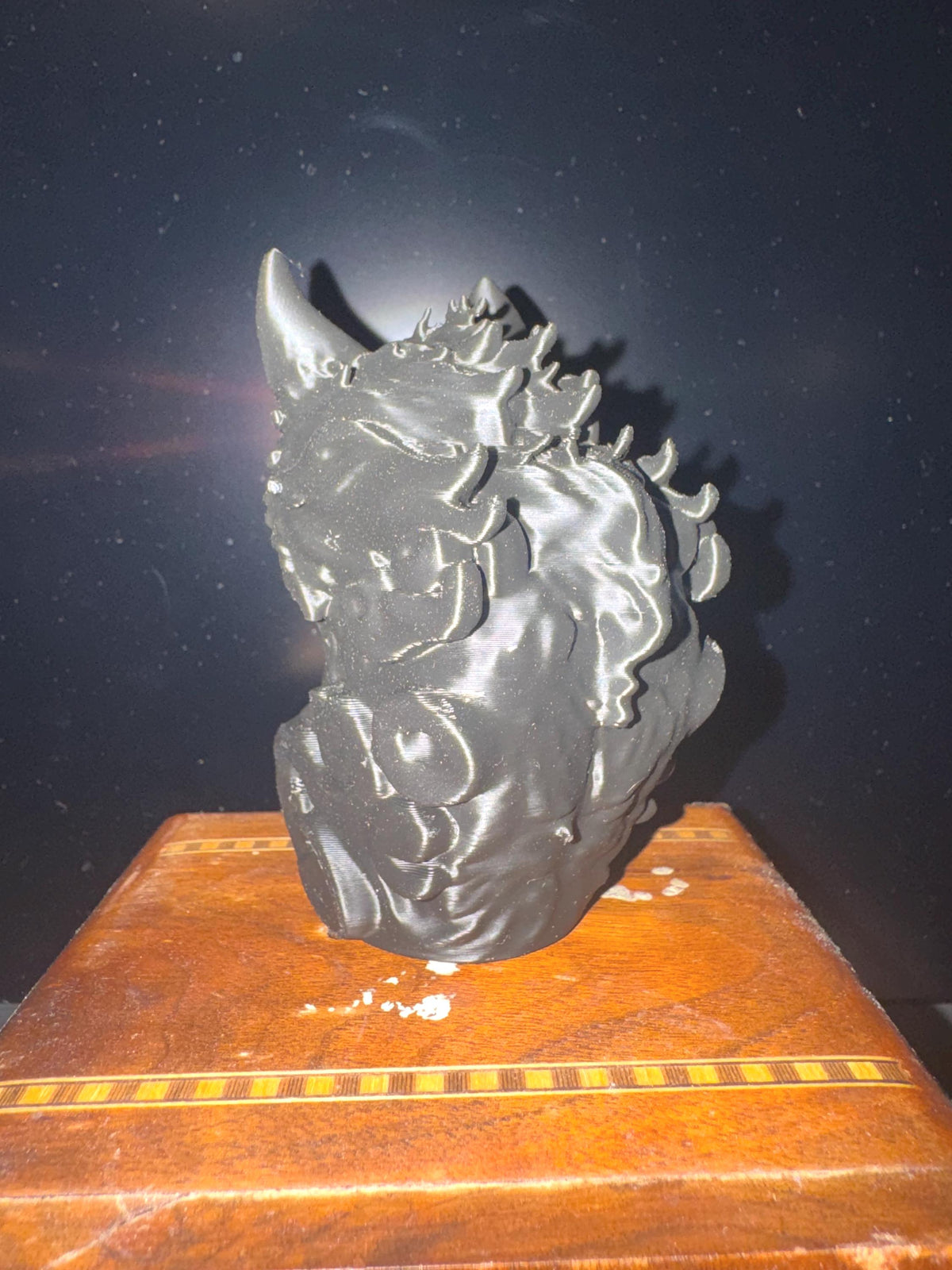 Wolf Head Figurine