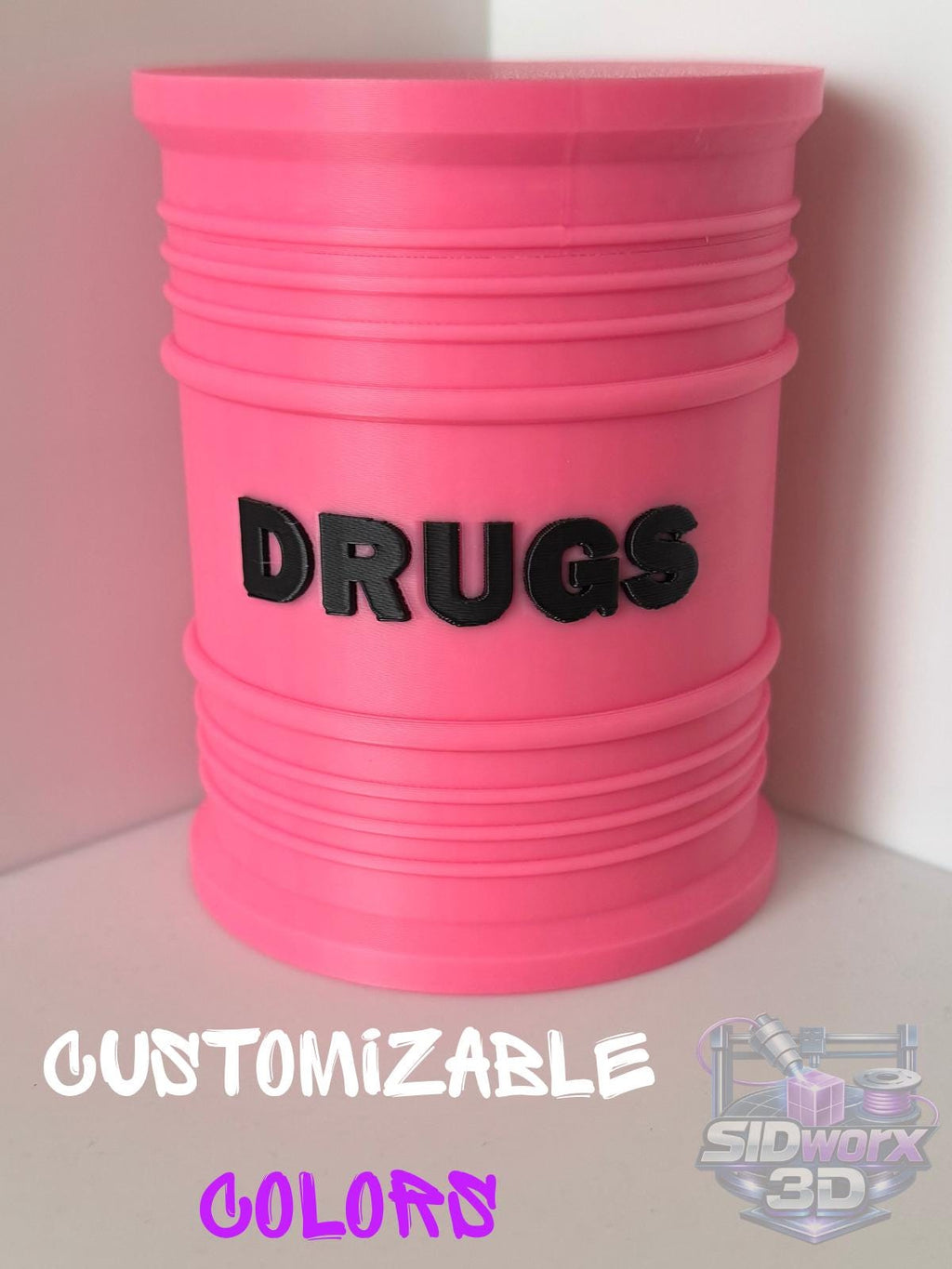 Barrel Stash Container - Customizable