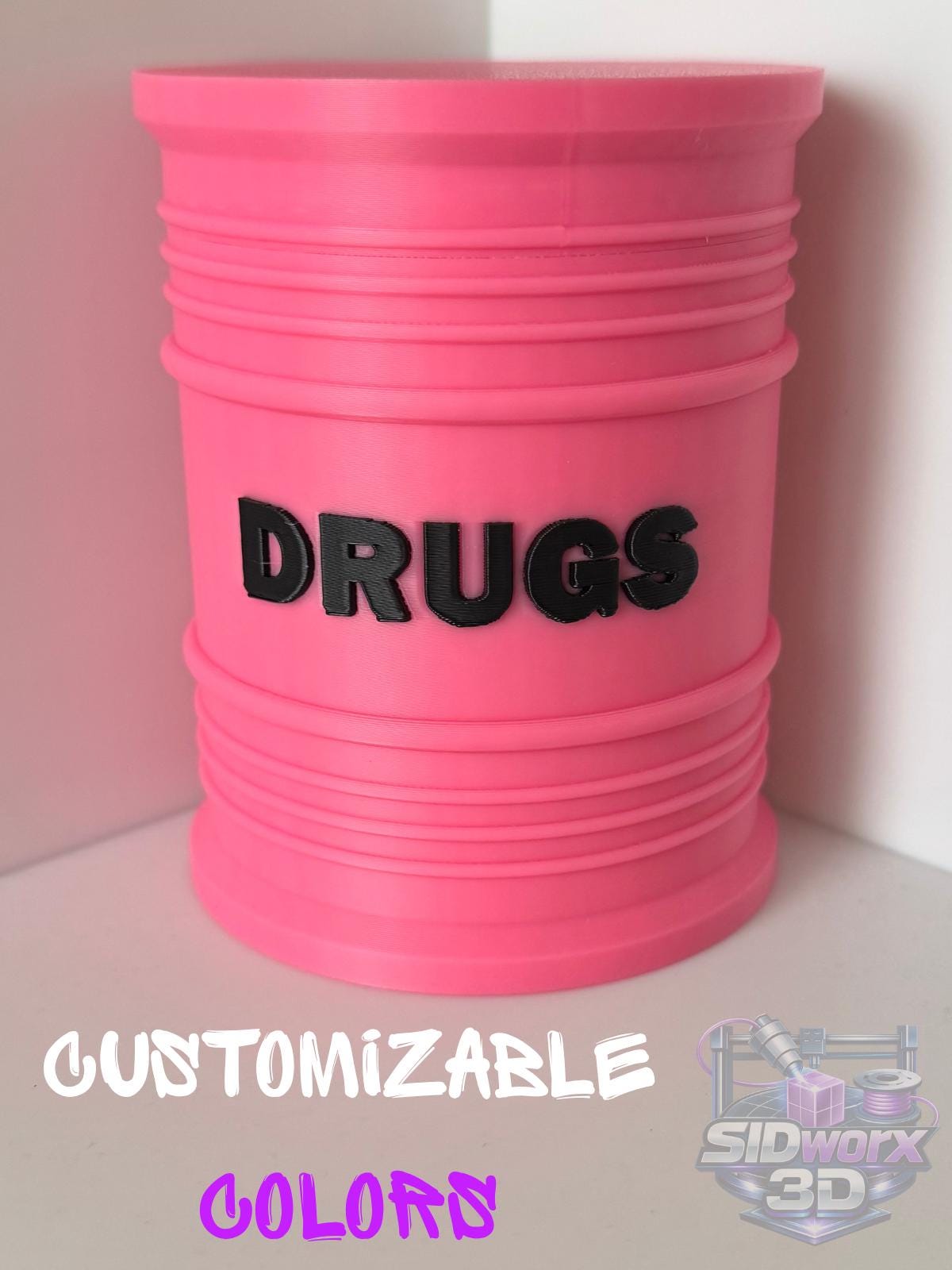 Barrel Stash Container - Customizable
